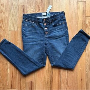 NWT J. Crew High Rise Dark Blue Jeans